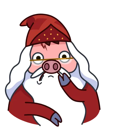 👏 Эмодзи «Potter Pig» для Telegram