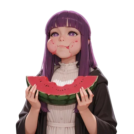 💜 Стикер «PoutyFern» для Telegram