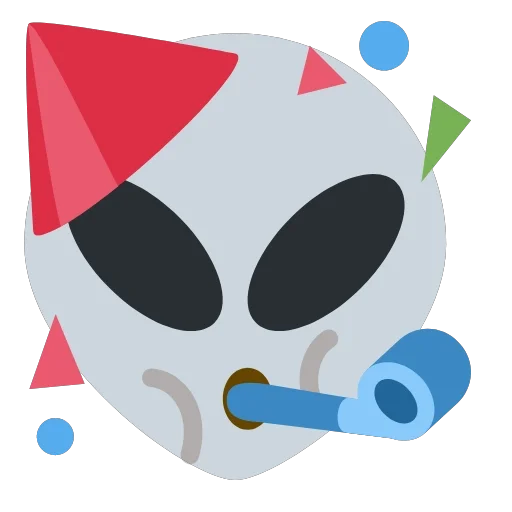 👽 Стикер «Праздник» для Telegram