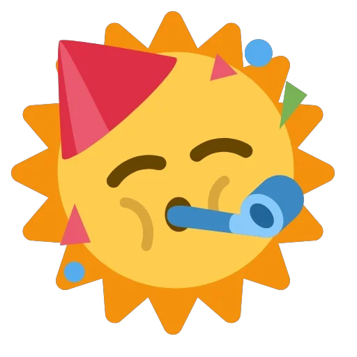 🥳 Стикер «Праздник» для Telegram