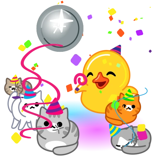 🥳 Стикер «Premium Stickers» для Telegram