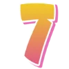 7️⃣ Эмодзи «Желто-розовый градиент» для Telegram