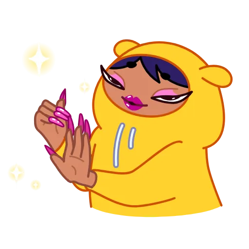 💅 Эмодзи «Pretty Friends» для Telegram