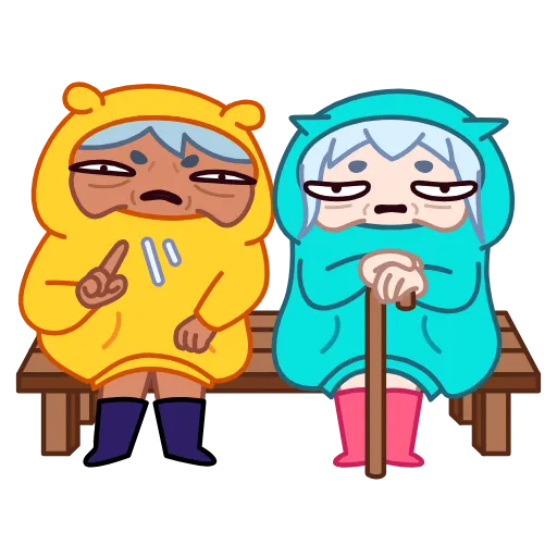 🧓 Эмодзи «Pretty Friends» для Telegram