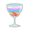 🍸 Эмодзи «🍰pride» для Telegram