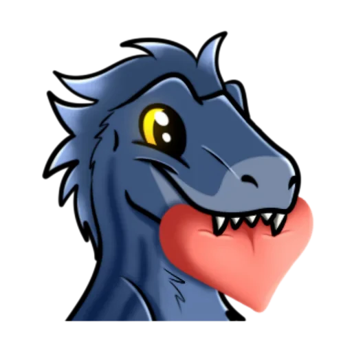 ❤ Стикер «Primal Carnage Extinction» для Telegram