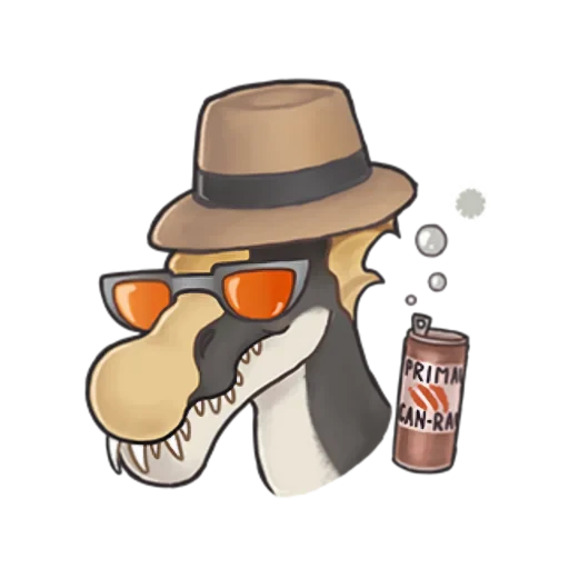 🎩 Стикер «Primal Carnage Extinction» для Telegram