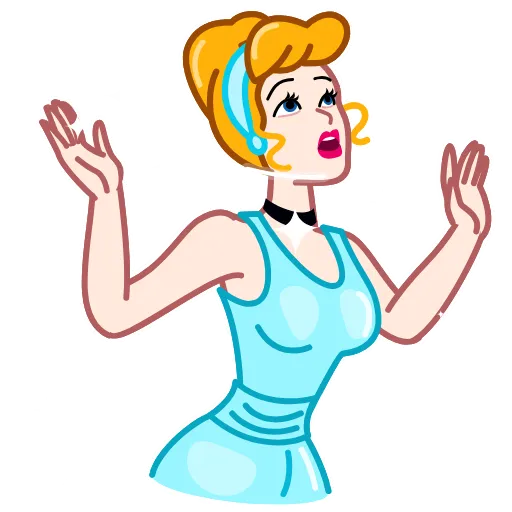😮‍💨 Эмодзи «Disney Princess» для Telegram