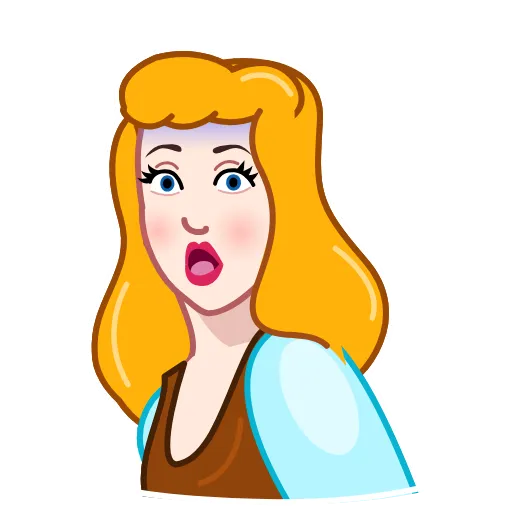 😨 Эмодзи «Disney Princess» для Telegram