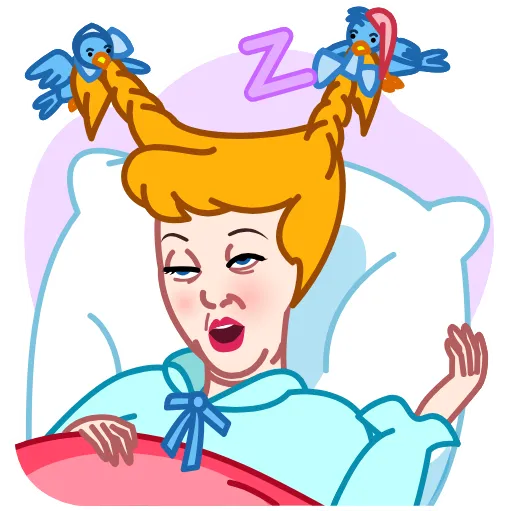 😴 Эмодзи «Disney Princess» для Telegram