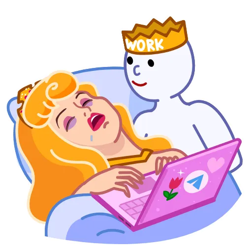 🤤 Эмодзи «Disney Princess» для Telegram