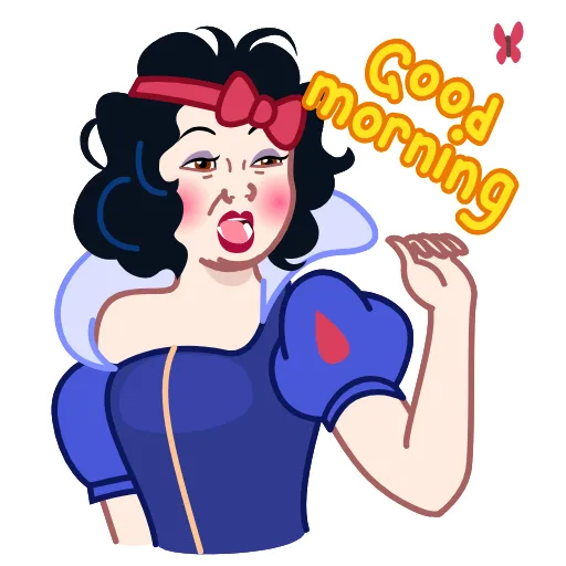 🥱 Эмодзи «Disney Princess» для Telegram