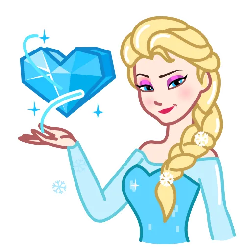 😘 Эмодзи «Disney Princess» для Telegram