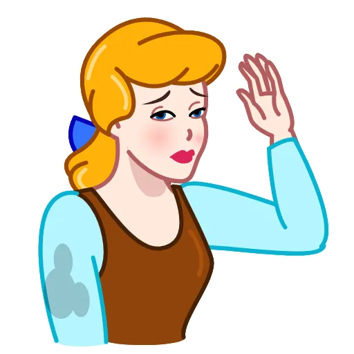😮‍💨 Эмодзи «Disney Princess» для Telegram