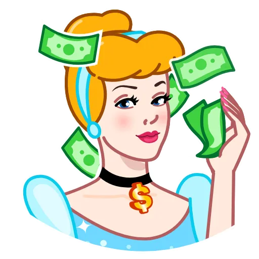 🤑 Эмодзи «Disney Princess» для Telegram