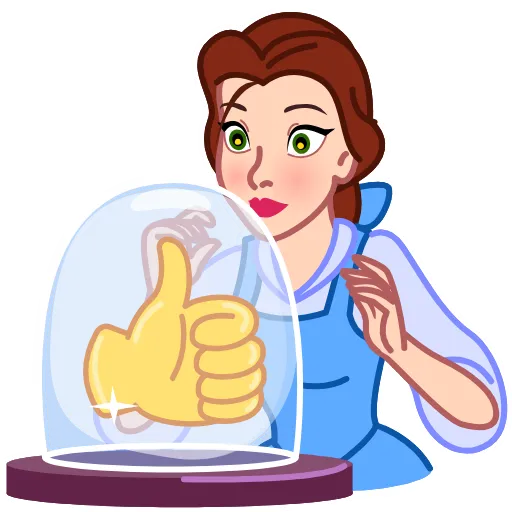 👍 Эмодзи «Disney Princess» для Telegram