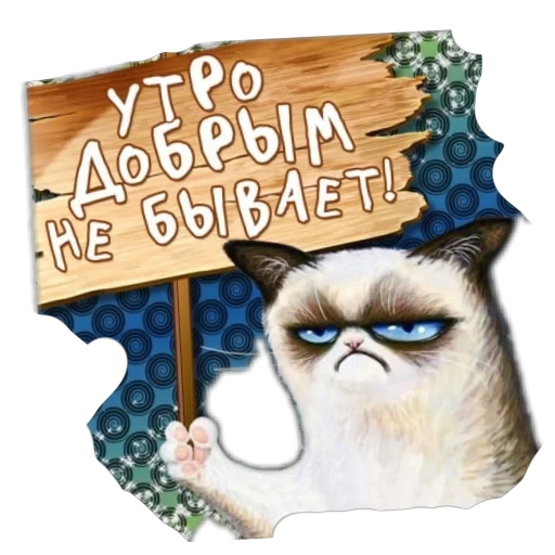 🐱 Стикер «Приветы» для Telegram