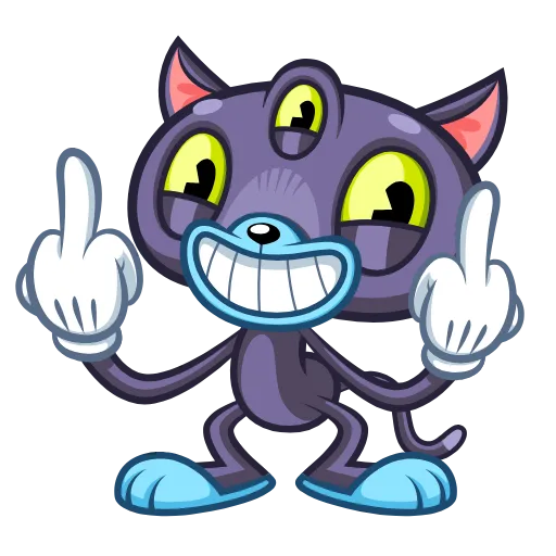 🖕 Эмодзи «Psy Cat» для Telegram