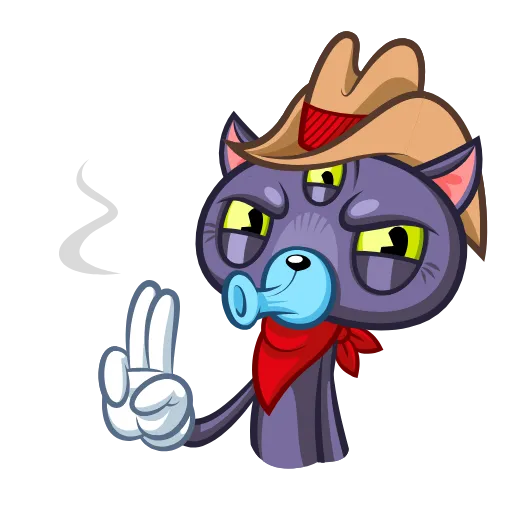 🔫 Эмодзи «Psy Cat» для Telegram