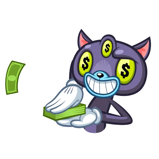 🤑 Эмодзи «Psy Cat» для Telegram
