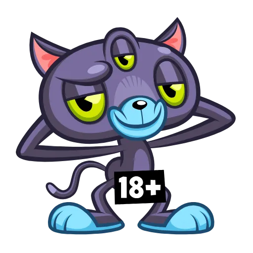😏 Эмодзи «Psy Cat» для Telegram
