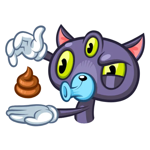 💩 Эмодзи «Psy Cat» для Telegram