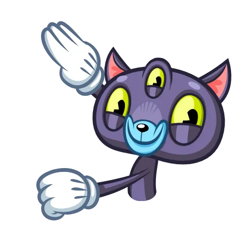 👍 Эмодзи «Psy Cat» для Telegram