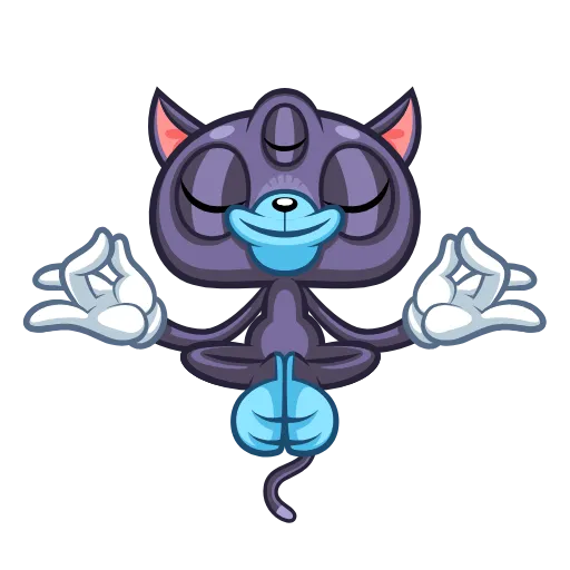 Эмодзи Psy Cat для Telegram — скачать