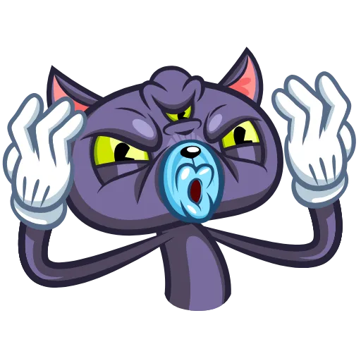 😳 Эмодзи «Psy Cat» для Telegram