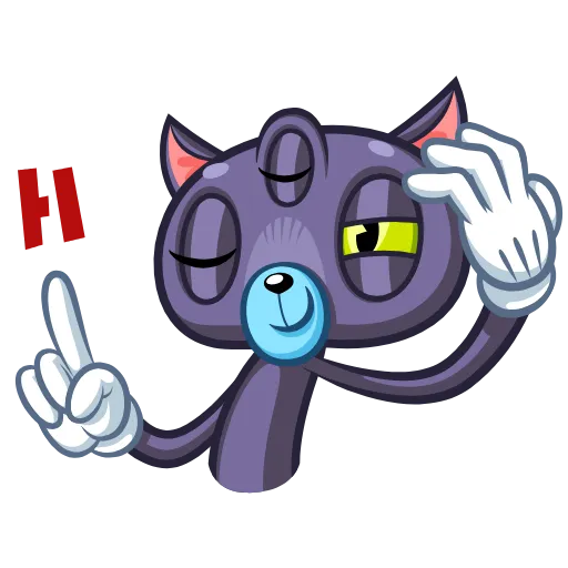 😒 Эмодзи «Psy Cat» для Telegram
