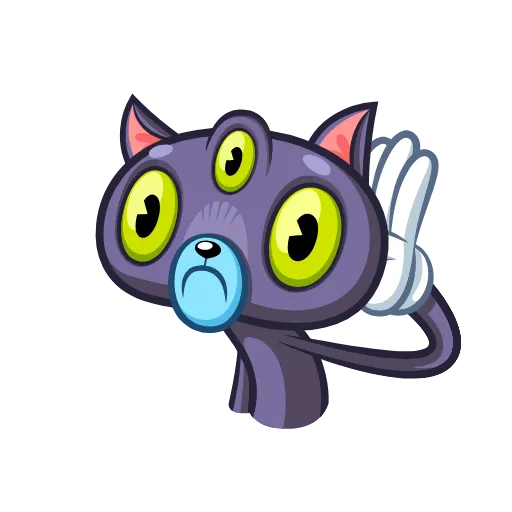 😳 Эмодзи «Psy Cat» для Telegram