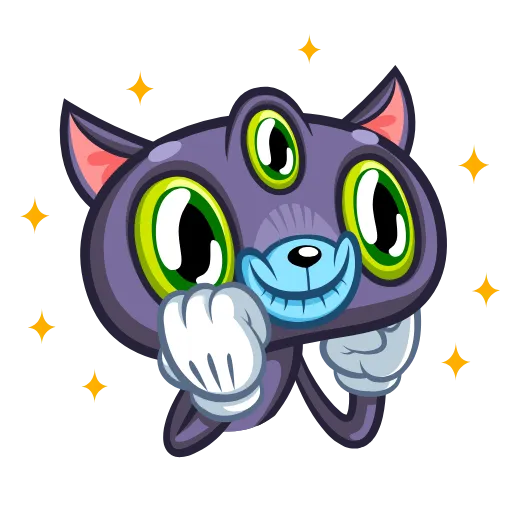 😍 Эмодзи «Psy Cat» для Telegram