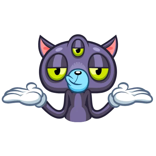 😅 Эмодзи «Psy Cat» для Telegram