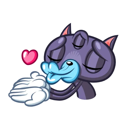 😘 Эмодзи «Psy Cat» для Telegram