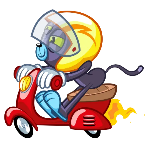 🛵 Эмодзи «Psy Cat» для Telegram