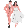 👰‍♀️ Эмодзи «Любовь - розовые иконки на тему» для Telegram