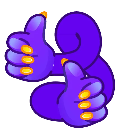 👍 Эмодзи «Psychopath Emoji» для Telegram