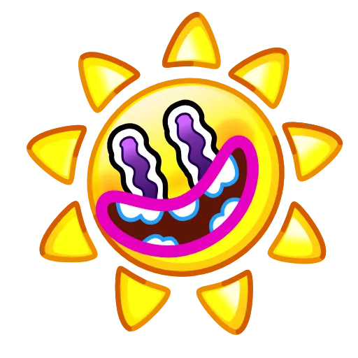🌞 Эмодзи «Psychopath Emoji» для Telegram