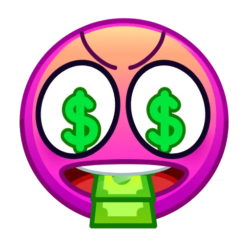 🤑 Эмодзи «Psychopath Emoji» для Telegram
