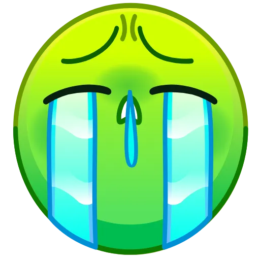 😭 Эмодзи «Psychopath Emoji» для Telegram