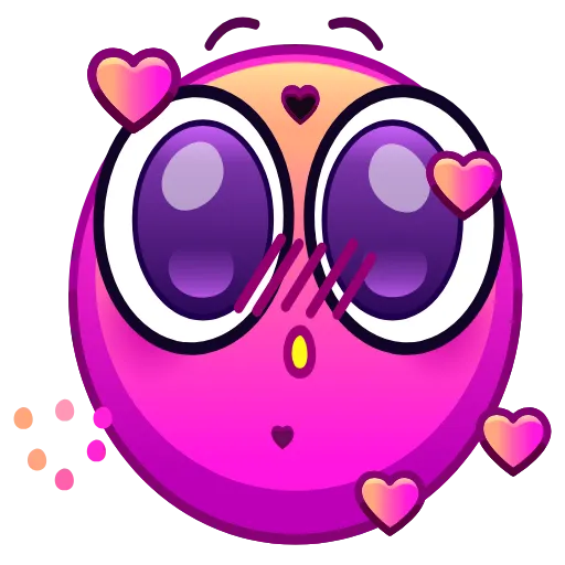 🥰 Эмодзи «Psychopath Emoji» для Telegram