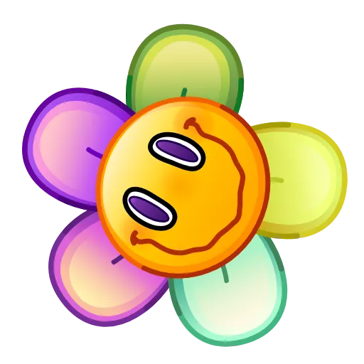 🌷 Стикер «Psychopath Emoji» для Telegram