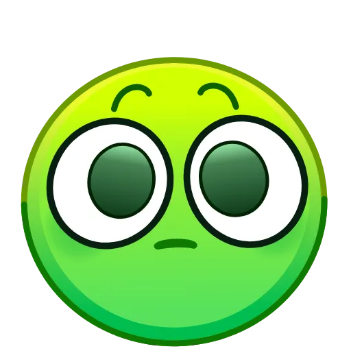 😦 Стикер «Psychopath Emoji» для Telegram