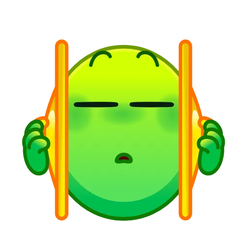 😶 Стикер «Psychopath Emoji» для Telegram