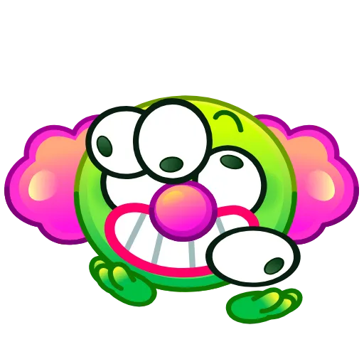 🤡 Стикер «Psychopath Emoji» для Telegram
