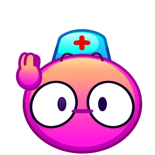🤕 Стикер «Psychopath Emoji» для Telegram