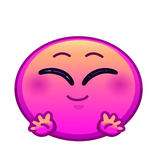 🤗 Стикер «Psychopath Emoji» для Telegram