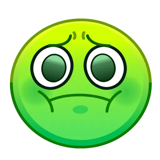 🤮 Стикер «Psychopath Emoji» для Telegram