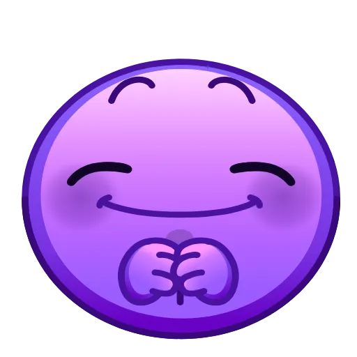 😍 Стикер «Psychopath Emoji» для Telegram