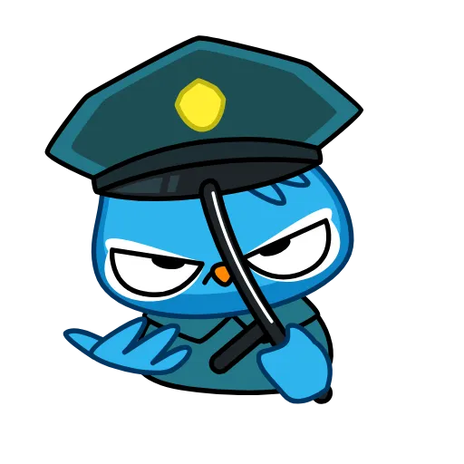 👮 Эмодзи «Птенец» для Telegram